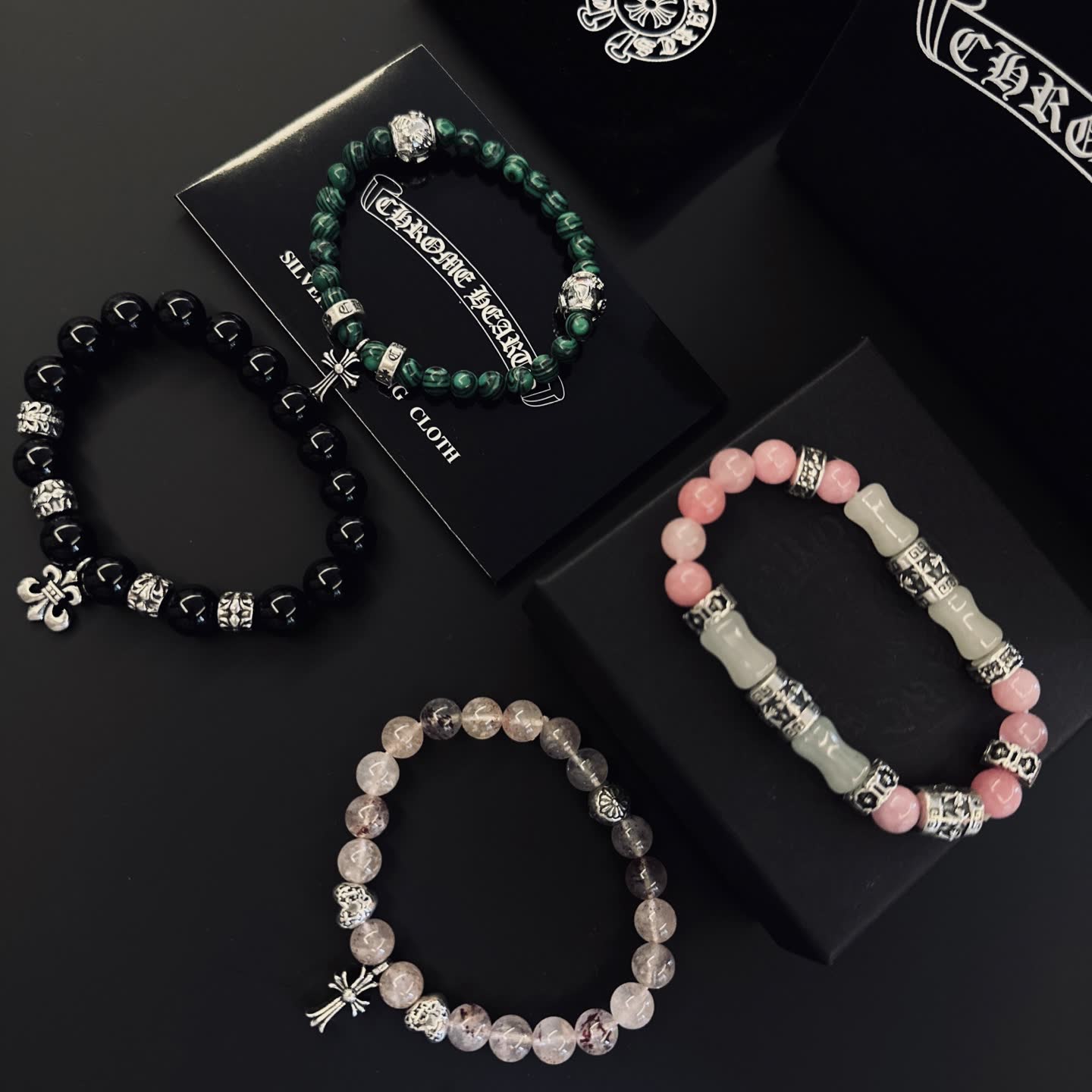 Chrome Hearts Beaded Bracelets Set